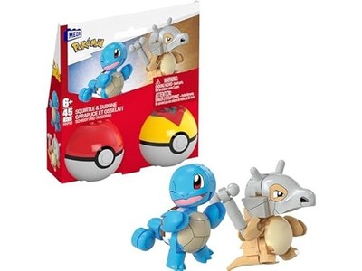 Mega Brands MEGA Pokémon Set, Squirtle & Cubone 