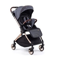 Foldable Baby Stroller w/Reversible Handle Adjustable Backrest Canopy Cup Holder