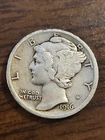 1916 P Silver Mercury Dime