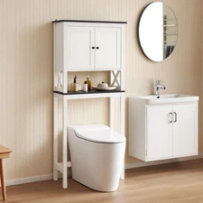 ivinta Over The Toilet Storage Cabinet, 3-Tier Bathroom Storage Cabinet