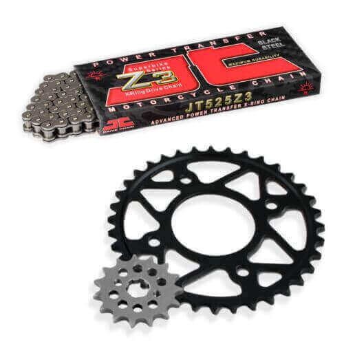 Kit chaine JT 16/47 de précision premium pour Triumph Street Triple 675