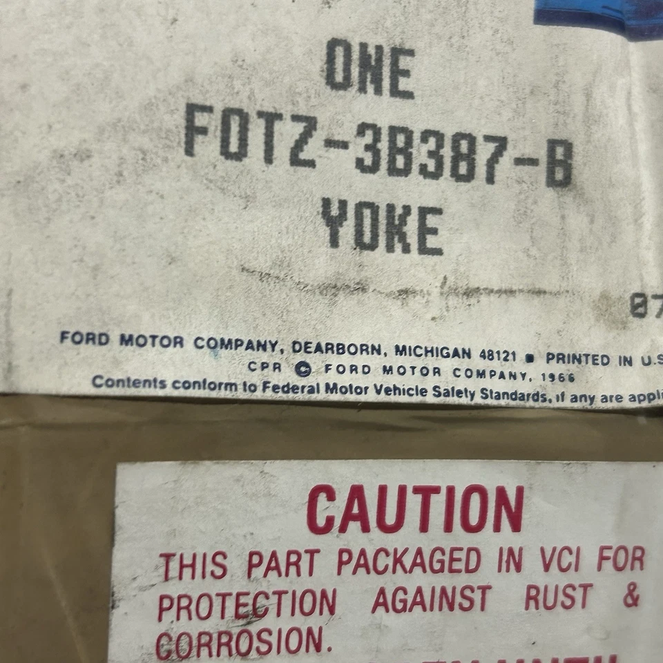 Yugo de eje delantero nuevo 1990-1999 Ford F150 F250 F350 E250 E350 OEM FOTZ-3B387-B Foto 2 de 4