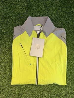 FootJoy Men s Full Zip LS DryJoy Select Jacket Lime/Grey Large NWT CG-585