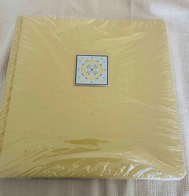 Creative Memories Original/Old Style 12x12 Yellow Kaleidoscope Scrapbook Album