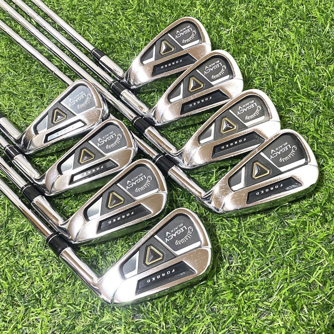 美品 Callaway LEGACY BLACKV FORGED メンズアイアン キャロウェイ