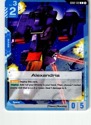 Set Of 4 Alexandria GD02-122 C Dual Impact Gundam Lightly Played