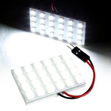 T10 24 Led Power Bright White Panel Dome Light Car Roof Ceiling Lamp 12V Map