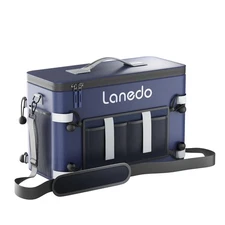 Deep Freeze 34 Can Soft Sided Cooler Bag, Collapsible Insulated Ice Chest, Leak