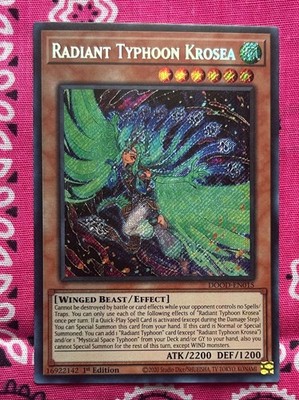 Yu-Gi-Oh!! TCG -Radiant Typhoon Krosea  1st edition  MINT .
