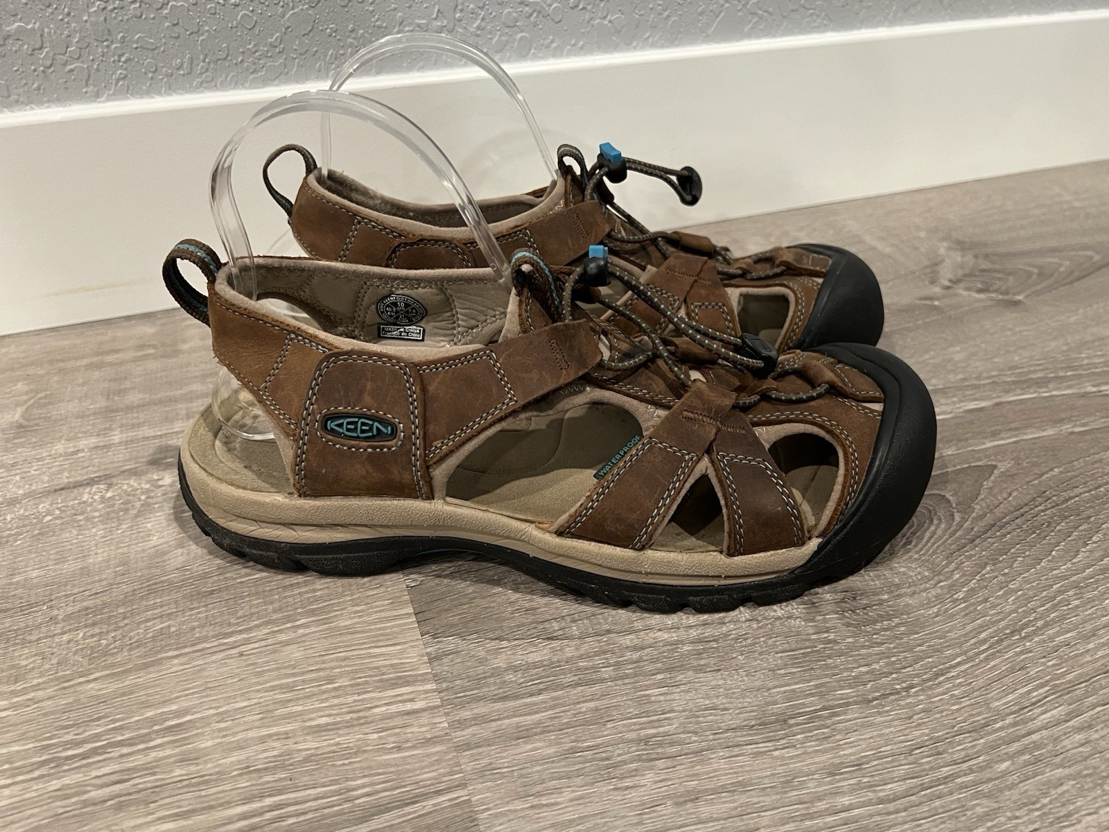 Keen Sandali Donna 9 Venezia Marrone Punta Chiusa Scarpe da Escursionismo Impermeabili Lavabili