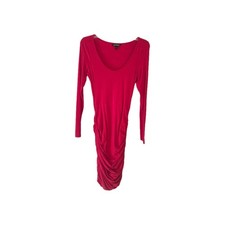Express Red Party Bodycon Sheath Dress Size S