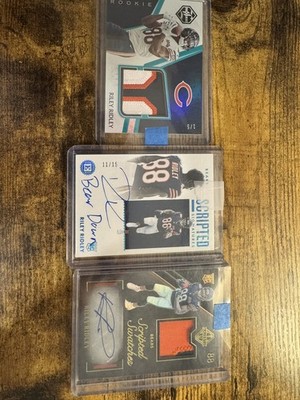 2019 Panini Riley Ridley Rookie Auto Card Lot 3 Cards 2 Autos And 1 Mem