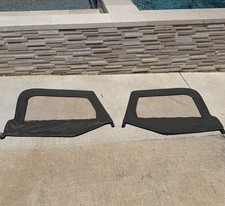 97-06 Jeep Tj Lj Wrangler Khaki Solft Half Door Upper Window Skins Half Door 12 97-06 Jeep Tj Lj Wrangler Khaki Solft Half Door Upper Window Skins Half Door 12