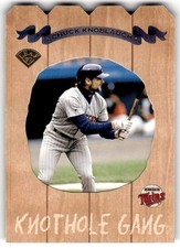 1997 Leaf Chuck Knoblauch Knothole Gang #/5000 #1