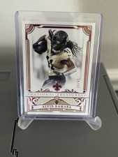 2025 Panini National Treasures Alvin Kamara Jersey Number Red #/41 Saints