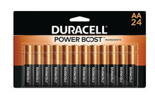 NEW Duracell Coppertop AA Alkaline Batteries, Pack Of 24