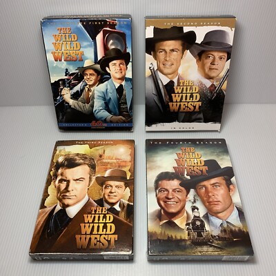 The Wild Wild West - The Complete Series, Seasons 1-4 (DVD, 1965-69) 1 2 3 4
