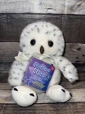Russ Shining Stars Snowy Owl Plush toy stuffed animal 8" Tall w / Code Tag.