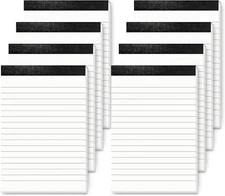 Notepad 4X6 Notepads 8 Pack Lined Note Pads 4X6 Paper Pads Memo Pads 4X6 Scratch