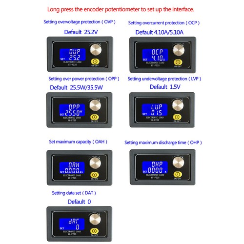 5A 35W Constant Current Electronic Load Tester Battery Discharge Capacity Tester - Picture 7 of 12