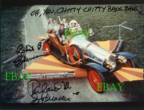 Chitty Chitty Bang Bang signed composers Sherman Brothers Robert Richard photo