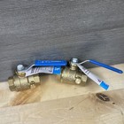 2 Pack Everbilt 3/4 in. Lead Free Brass Threaded FIP x FIP Ball Valve New