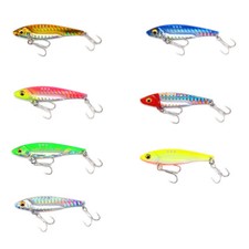 7 PCS/Set Fishing Lure Baits Crankbaits Shiny Bass Swimbait Glitter Tackle