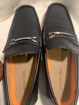 Andrew Fezza Size 10 1/2 Men’s Black Leather Dresss Shoes. Andrew Fezza Men main image 2