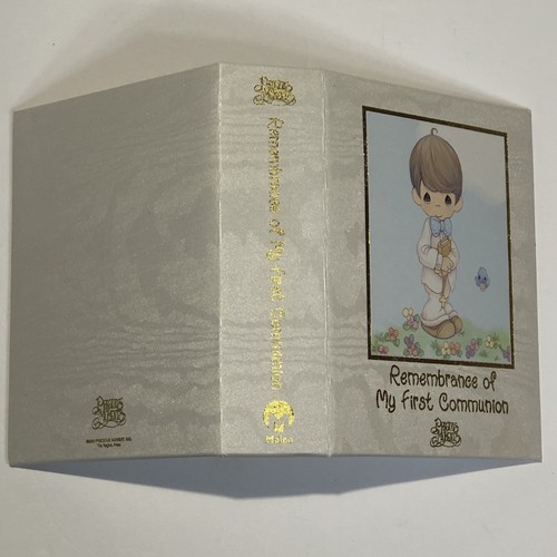 Precious Moments Remembrance of My First Communion Photo Album Book For Boy - Picture 4 of 10