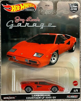 Hot Wheels Jay Leno's Garage Lamborghini Countach LP 5000 QV, Free