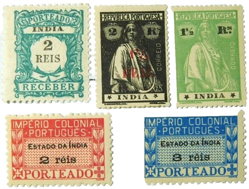 葡萄牙印度前十进制葡萄牙和殖民地邮票
