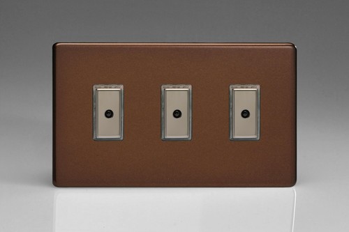 Varilight Screwless Mocha Touch & Remote IR LED Dimmer Light Switches V-Pro - Picture 4 of 9