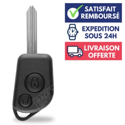 Télécommande Coque de Clé Plip pour Citroen Berlingo Saxo Xsara Picasso