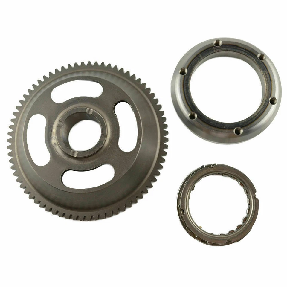 Conjunto de cojinete de engranaje Sprag de embrague de arranque unidireccional para Yamaha YBR250 XT250 XG250 Foto 4 de 4