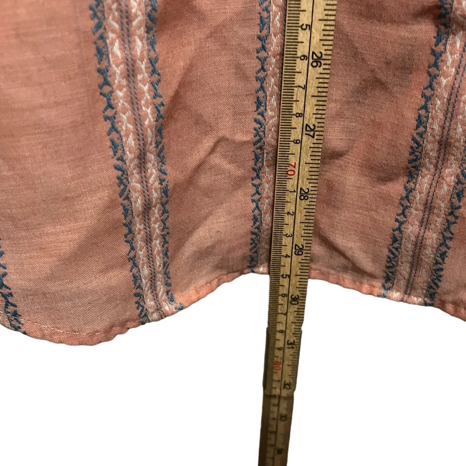 Camisa Manhattan Abotonada Lean N' Lively 14 14.5 Para Hombre Pequeña Años 60 Polvoriento Salmón Foto 3 de 4