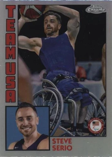 2024 Topps Chrome U.S. Olympic & Paralympic Team and Hopefuls - Steve Serio #84T-20