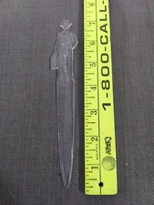 Vintage Clear Lucite Plastic Fuller Brush Company Salesman Letter Opener USA 