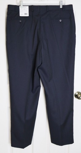 NWT Calvin Klein Suit Separates Black 100% Wool Striped Dress Pants 38 x 32 - Picture 14 of 20