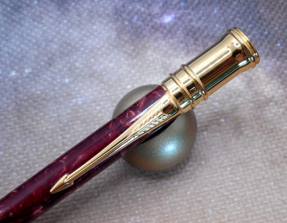 BOLÍGRAFO PARKER DUOFOLD ROJO/ORO NUEVO EN CAJA LOTE K48 Foto 2 de 4