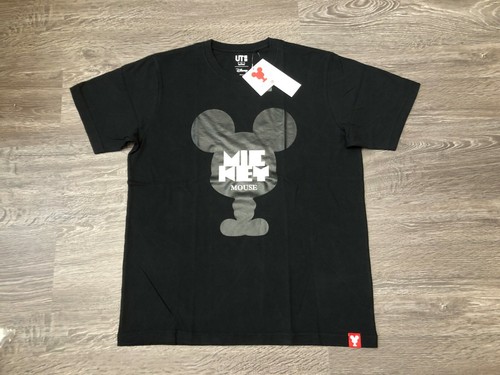 Black Mickey Mouse Black T-shirt | eBay
