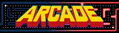 Arcade Classics Marquee Arcade Cabinet Header/Backlit Sign