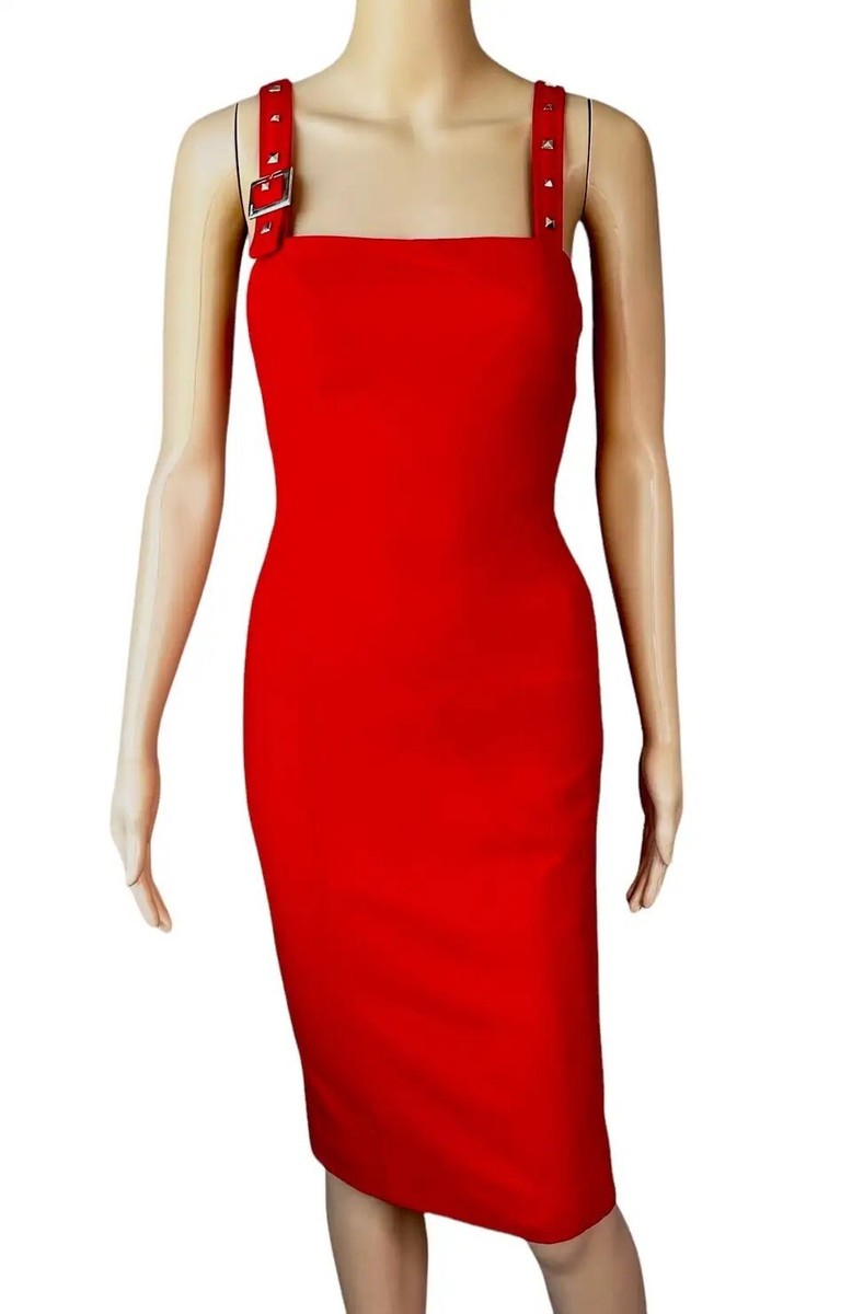 versace red dress The first-ever @versace to be worn on a carpet Thinking about Gianni today happy Oscars night! perfect for layering or standing alone as a sultry yet sophisticated statement Jacquard Stretch Cotton-Jersey Mini Dress