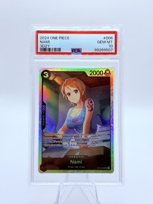 2024 One Piece Nami 3D2Y PSA 10