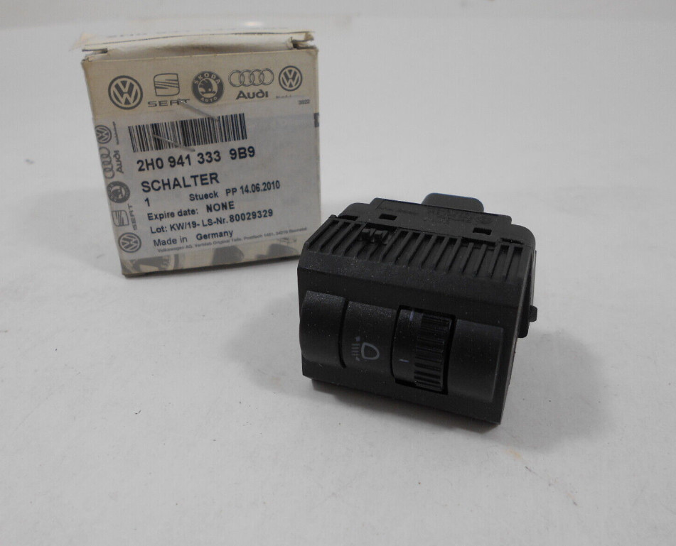 Interrupteur de réglage de la portée des phares pour VW Amarok 2H 2H09413339B9