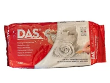DAS Air Dry Modelling Clay White 1Kg (2.2 Pounds) Made In Italy Fila