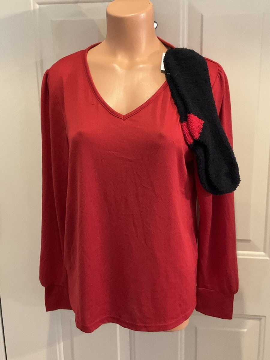 bcbg red top