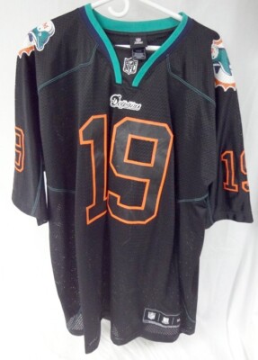 NFL Miami Dolphins Brandon Marshall #19 Authentic Black Football