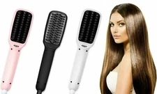 2-in-1 Magic Straightening Hair Brush