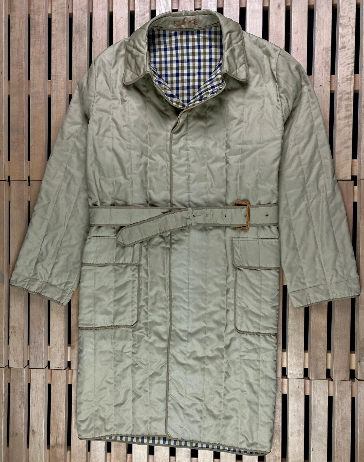 Mens Coat Jacket Aquascutum Vintage Size L