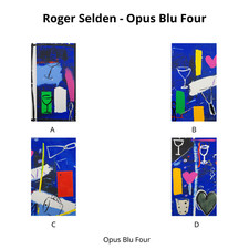 Roger Selden - Opus Blu Four - 42 x 71 cm, costo per singolo esemplare